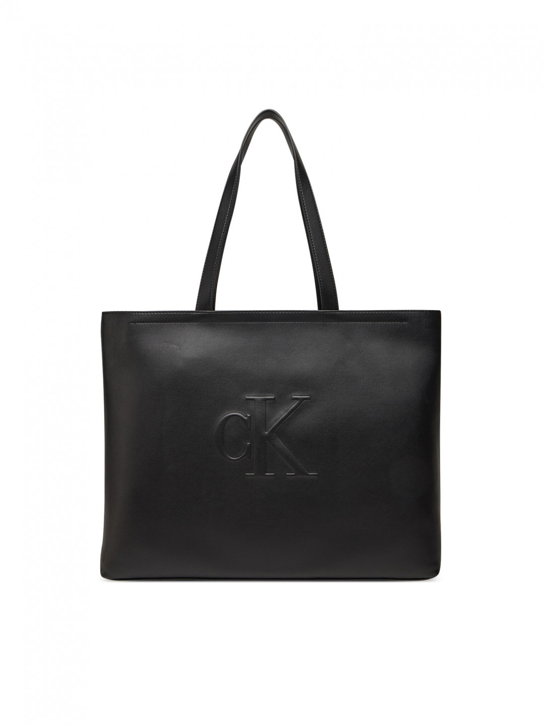 Calvin Klein Jeans Kabelka Sculpted Slim Tote LV04K3070G Černá